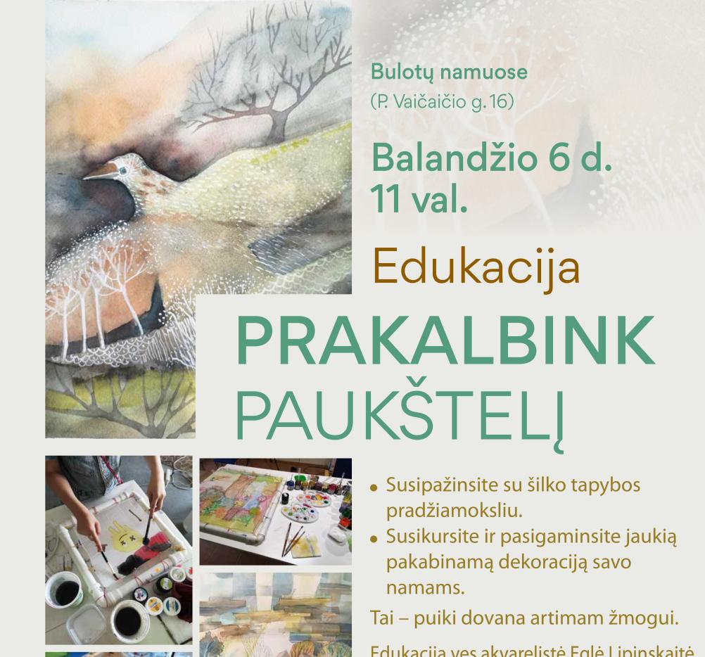 Šeimadienis Bulotų namuoe „Prakalbink paukštelį”