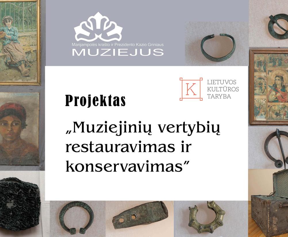 Muziejinių vertybių restauravimas ir konservavimas 2022 m.