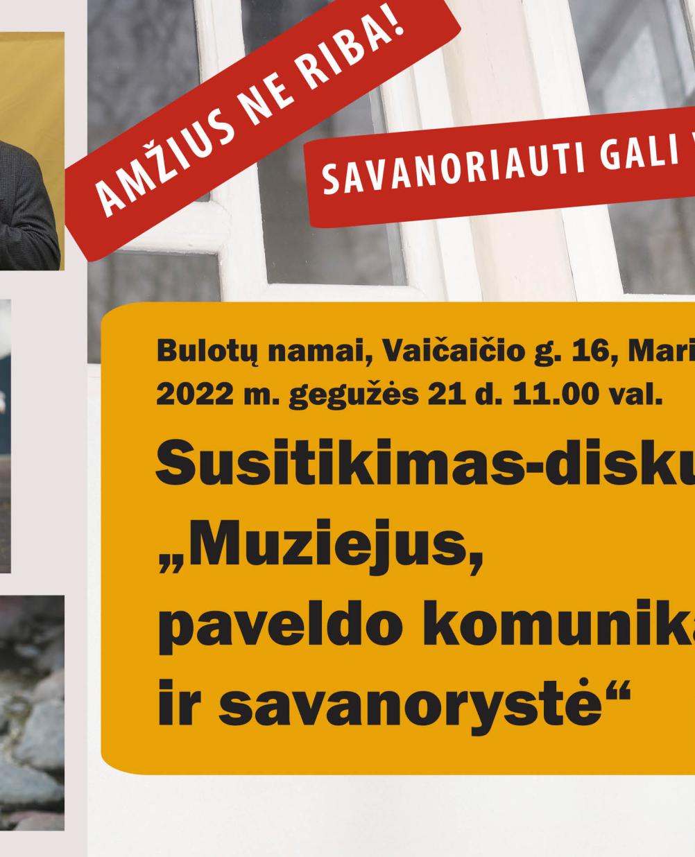 Susitikimas-diskusija „Muziejus, paveldo komunikacija ir savanorystė“