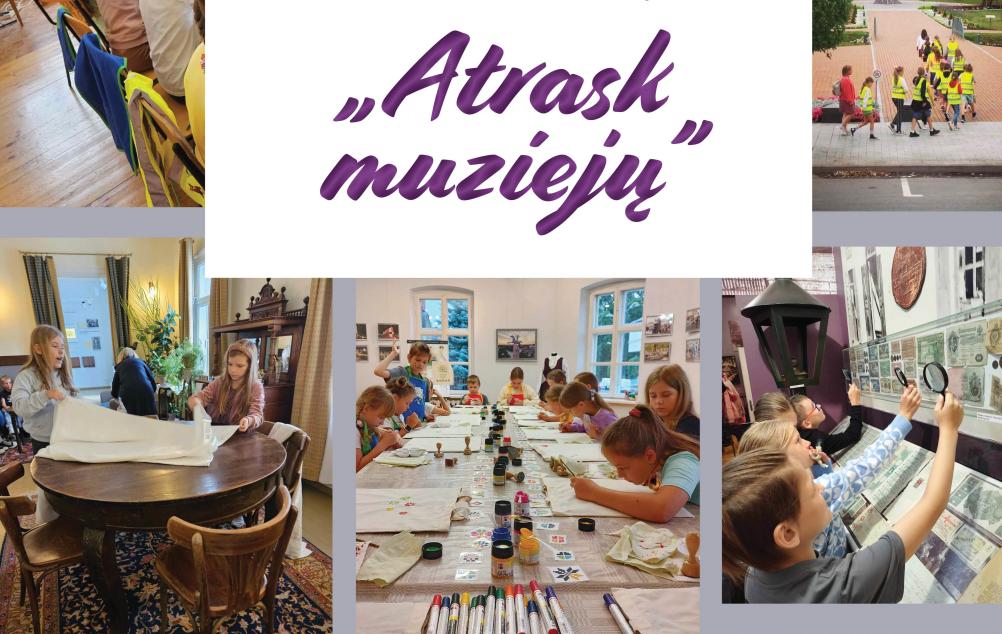 Vaikų vasaros stovykla „Atrask muziejų”